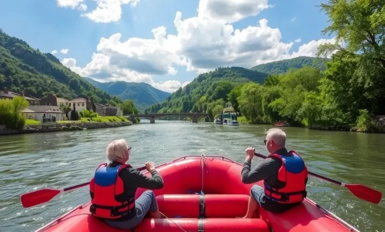 Сплав по горной реке Рейн